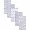 Gerber® BabyPreemie - 24M 5-Pack Baby Neutral Sheep Flannel Receiving Blankets