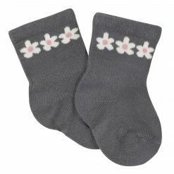 Gerber® BabyPreemie - 24M 6-Pack Baby Girls Leopard Wiggle Proof® Jersey Crew Socks