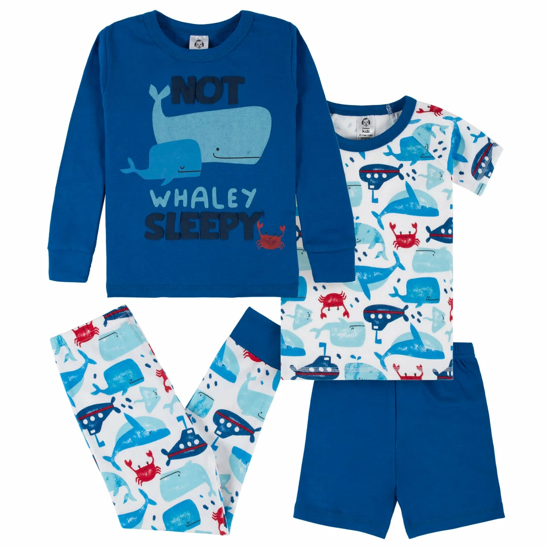 Deals 🛒 Gerber® See What's New 4-Piece Infant & Toddler Boys Sea Friends Snug Fit Cotton Pajamas ⌛ 1 Gerber® See What's New 4-Piece Infant & Toddler Boys Sea Friends Snug Fit Cotton Pajamas