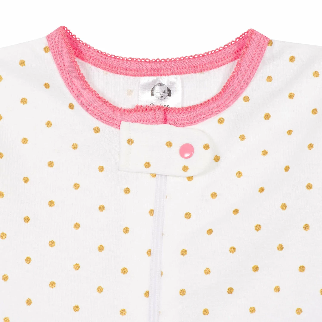 Wholesale 👏 Gerber® 4-Pack Baby & Toddler 👧 Girls Dreams & Rainbows Snug Fit Footed Cotton Pajamas BabyPreemie - 24M 🛒 11 Gerber® 4-Pack Baby & Toddler Girls Dreams & Rainbows Snug Fit Footed Cotton Pajamas BabyPreemie - 24M