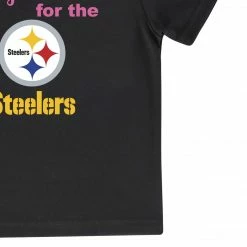 Hot Sale โจ NFL Pittsburgh Steelers ๐ง Girls Short Sleeve Tee ๐ Shirt ๐ 7 NFL Pittsburgh Steelers Girls Short Sleeve Tee Shirt