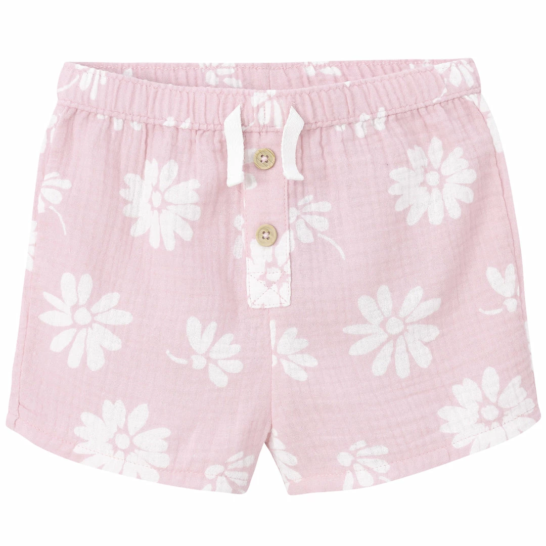 Top 10 😍 Gerber® Kids BabyPreemie - 24M Infant & Toddler 👧 Girls Pink Floral Gauze Shorts ✔️ 1 Gerber® Kids BabyPreemie - 24M Infant & Toddler Girls Pink Floral Gauze Shorts