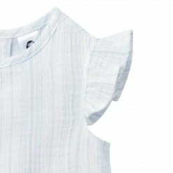 Gerber® Kids Infant & Toddler Girls Striped Gauze Flutter Sleeve Top BabyPreemie - 24M