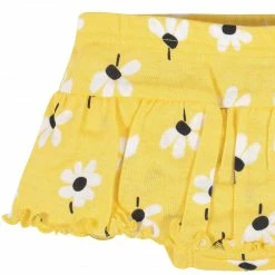 Gerber® 4-Piece Baby Girls Bee Garden Onesies® Bodysuit, Tee, Skort & Pant Set See What's New