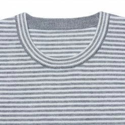 Brand new ❤️ Gerber® Kids Infant & Toddler Boys Gray Heather Striped Sweater With Pocket 🔔 10 Gerber® Kids Infant & Toddler Boys Gray Heather Striped Sweater With Pocket