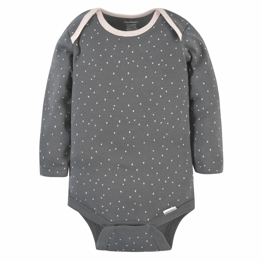 Deals 😉 Gerber® 3-Pack Baby 👧 Girls Purrfectly Cute Long Sleeve Onesies® Bodysuits BabyPreemie - 24M 👍 3 Gerber® 3-Pack Baby Girls Purrfectly Cute Long Sleeve Onesies® Bodysuits BabyPreemie - 24M