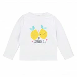 Gerber® 2-Piece Baby & Toddler Girls Lemon Squeeze Rash Guard & Swim Bottoms Set