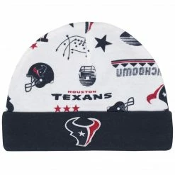 NFL Houston Texans 3-Piece Baby Boys Bodysuit, Bib, And Cap Set