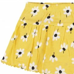 Gerber® 4-Piece Infant & Toddler Girls Bee Garden Tees, Skort & Pants Set