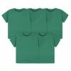 Gerber® 5-Pack Baby & Toddler Kelly Green Premium Short Sleeve Tees