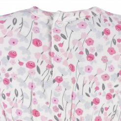 Gerber® BabyPreemie - 24M Baby Girls Comfy Stretch Roses & Bunnies Romper