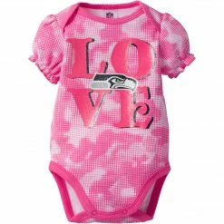NFL Seahawks Baby Girls Camo Bodysuit