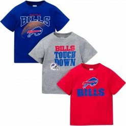 NFL 3-Pack Baby & Toddler Boys Bills Short Sleeve Shirts BabyPreemie - 24M