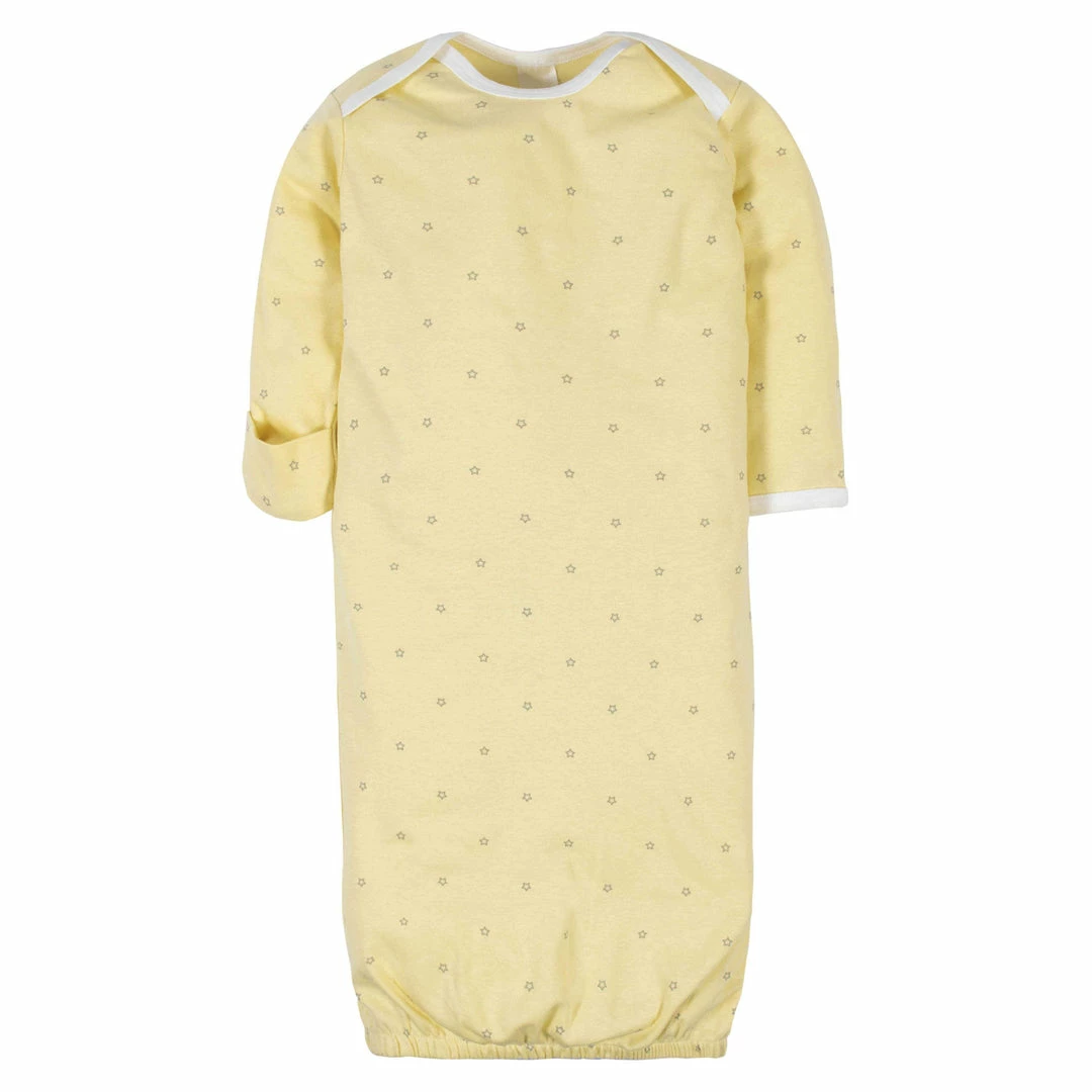 Cheapest 🌟 Gerber® 4-Pack Baby Neutral Hugs Gowns BabyPreemie - 24M ✔️ 4 Gerber® 4-Pack Baby Neutral Hugs Gowns BabyPreemie - 24M