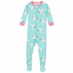 Discount 🤩 Gerber® 4-Pack Baby & Toddler 👧 Girls Unicorns & Cats Snug Fit Footed Cotton Pajamas 🛒 21 Gerber® 4-Pack Baby & Toddler Girls Unicorns & Cats Snug Fit Footed Cotton Pajamas