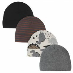 Gerber® 4-Pack Baby Boys Dino Caps BabyPreemie - 24M