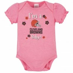 Best reviews of ❤️ NFL Cleveland Browns Baby 👧 Girls Short Sleeve Bodysuits 👍 8 NFL Cleveland Browns Baby Girls Short Sleeve Bodysuits
