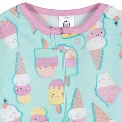 Brand new 😍 Gerber® 2-Pack Baby & Toddler 👧 Girls Ice Cream Dreams Snug Fit Footed Cotton Pajamas 🥰 10 Gerber® 2-Pack Baby & Toddler Girls Ice Cream Dreams Snug Fit Footed Cotton Pajamas