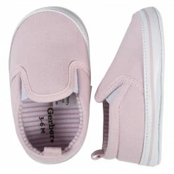 Gerber® Baby Girls Pink Slip-On Sneaker