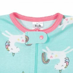Discount 🤩 Gerber® 4-Pack Baby & Toddler 👧 Girls Unicorns & Cats Snug Fit Footed Cotton Pajamas 🛒 29 Gerber® 4-Pack Baby & Toddler Girls Unicorns & Cats Snug Fit Footed Cotton Pajamas