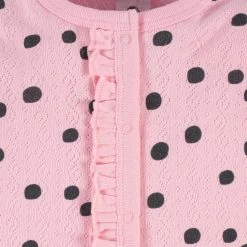 Buy 🧨 Gerber® 2-Piece Baby 👧 Girls Pink A Dots Coverall & Headband Set BabyPreemie - 24M 💯 11 Gerber® 2-Piece Baby Girls Pink A Dots Coverall & Headband Set BabyPreemie - 24M