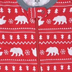 Budget ✔️ Gerber® Baby Neutral Bear Fair Isle Snug Fit Footed Cotton Pajamas 🔔 10 Gerber® Baby Neutral Bear Fair Isle Snug Fit Footed Cotton Pajamas