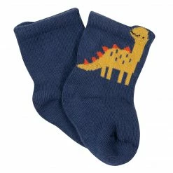 Gerber® 6-Pack Baby Boys Dino Wiggle Proof® Socks BabyPreemie - 24M
