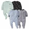 Gerber® 4-Pack Baby Boys Bear Sleep 'N Plays