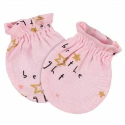 Gerber® 4-Pack Baby Girls Princess No Scratch Mittens