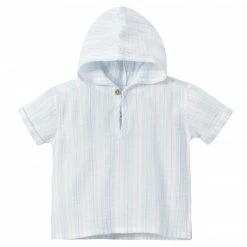 Gerber® Kids Infant & Toddler Neutral Striped Gauze Hoodie BabyPreemie - 24M