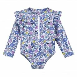 Gerber® See What's New Baby & Toddler Girls Vacation Vibes Rash Guard