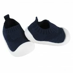 Gerber® Baby Neutral Navy Stretchy Knit Slip-On Sneaker