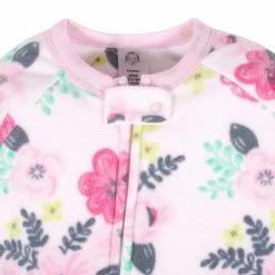Gerber® 2-Pack Baby Girls Flowers & Koalas Fleece Pajamas