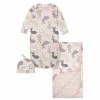Gerber® BabyPreemie - 24M 3-Piece Baby Girls Bunny Gown, Cap And Blanket Gift Set