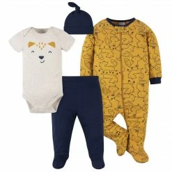 Gerber® 4-Piece Baby Boys Fox Outfit Set