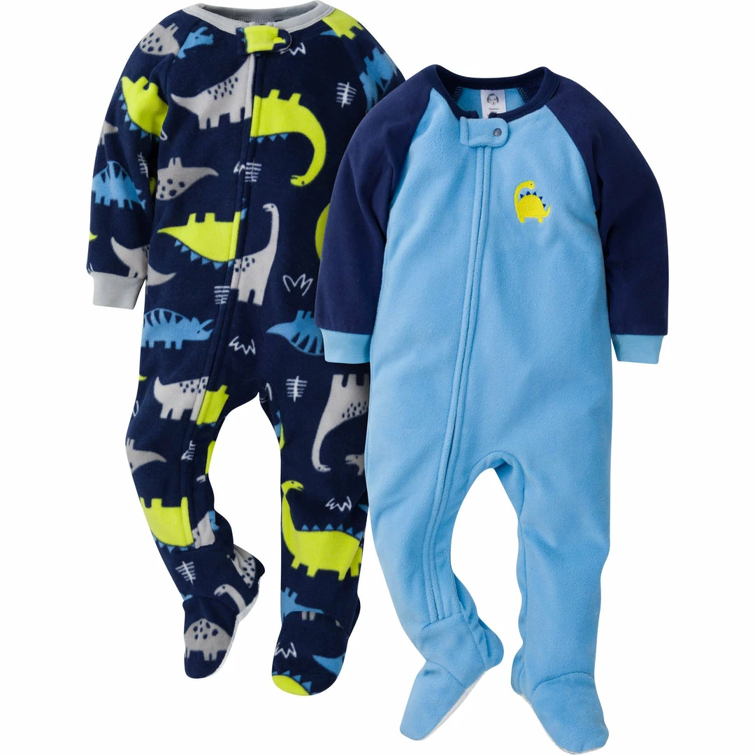 Hot Sale ✔️ Gerber® Toddler2T - 5T 2-Pack Baby & Toddler Boys Dinos Fleece Pajamas ⌛ 1 Gerber® Toddler2T - 5T 2-Pack Baby & Toddler Boys Dinos Fleece Pajamas