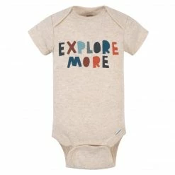 Gerber® 5-Pack Baby Boys Fox Short Sleeve Onesies® Bodysuits BabyPreemie - 24M