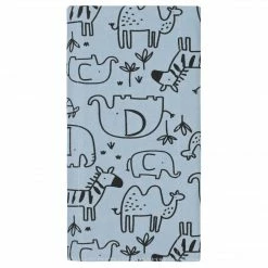 BabyPreemie - 24M Gerber® 8-Pack Baby Boys Jungle Flannel Burp Cloths