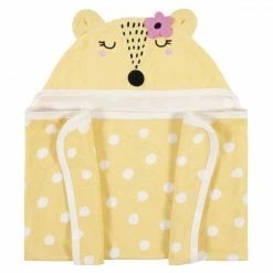 Gerber® Baby Girls Fox Hooded Bath Wrap