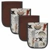 Gerber® BabyPreemie - 24M 4-Pack Boys Dino Terry Burp Cloths