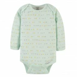 Gerber® 3-Pack Baby Neutral Baby Safari Long Sleeve Onesies® Bodysuits