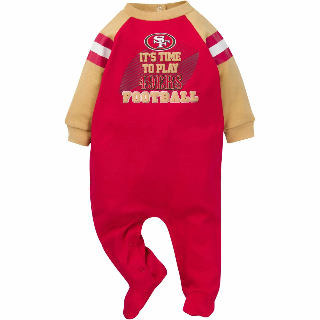 Hot Sale 😉 NFL Baby Boys 49Ers Sleep 'n Play 🔔 1 NFL Baby Boys 49Ers Sleep 'n Play