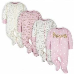 Gerber® 4-Pack Baby Girls Princess Sleep N' Plays