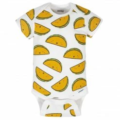 Promo 🌟 8-Pack Baby Neutral Taco Onesies® Brand Bodysuits 💯 12 8-Pack Baby Neutral Taco Onesies® Brand Bodysuits