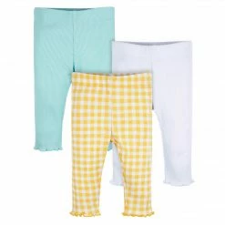 Gerber® See What's New 3-Pack Baby & Toddler Girls Picnic Day Dreams Pull-On Knit Leggings