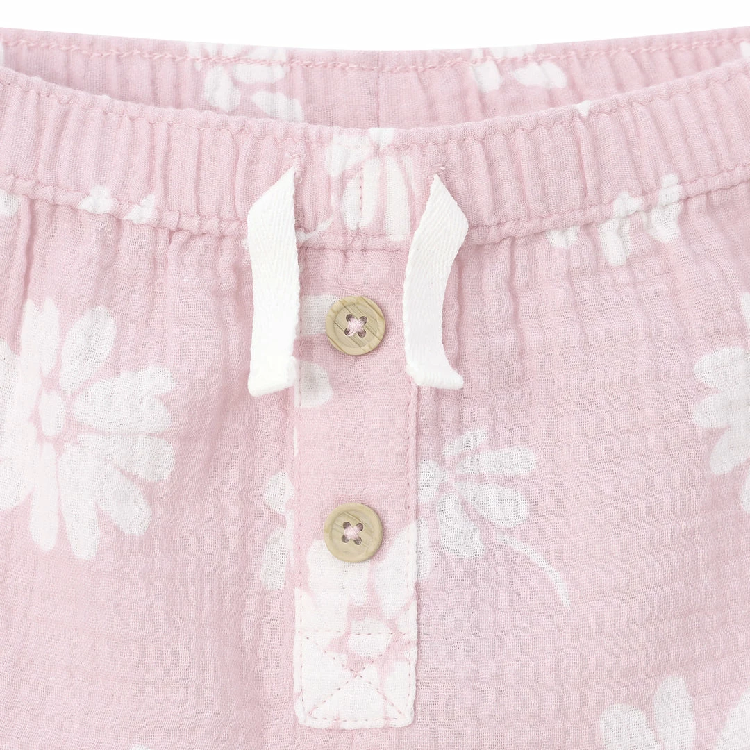 Top 10 😍 Gerber® Kids BabyPreemie - 24M Infant & Toddler 👧 Girls Pink Floral Gauze Shorts ✔️ 5 Gerber® Kids BabyPreemie - 24M Infant & Toddler Girls Pink Floral Gauze Shorts
