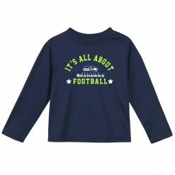 NFL Seattle Seahawks Baby & Toddler Boys Long Sleeve Tee Shirt BabyPreemie - 24M