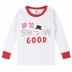 Gerber® BabyPreemie - 24M 4-Pack Infant & Toddler Neutral Snowman & Santa Snug Fit Cotton Pajamas