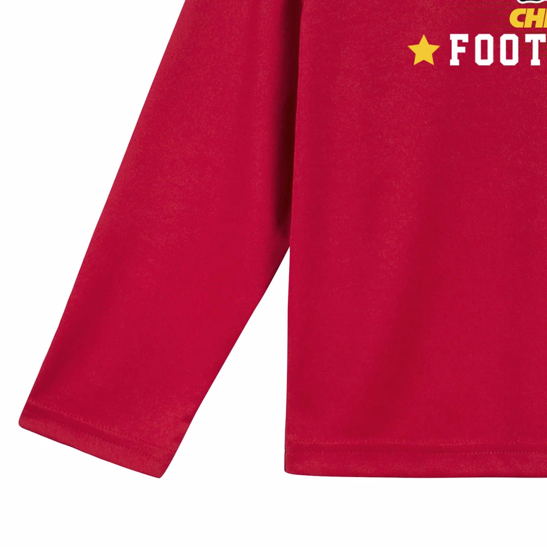 Best Pirce 🤩 NFL Kansas City Chiefs Baby & Toddler Boys Long Sleeve Tee 👚 Shirt BabyPreemie - 24M 😍 3 NFL Kansas City Chiefs Baby & Toddler Boys Long Sleeve Tee Shirt BabyPreemie - 24M