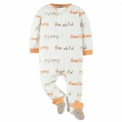 Gerber® 2-Piece Baby Neutral Turkey Sleep 'n Play & Hat BabyPreemie - 24M